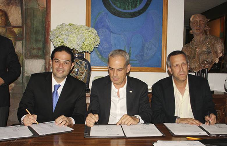 Firma Huixquilucan hermanamiento con eshkol