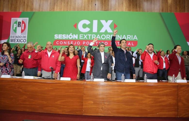 El PRI en el Estado De México aprobó el método de convención  de delegados para postular a sus candidatos a presidente