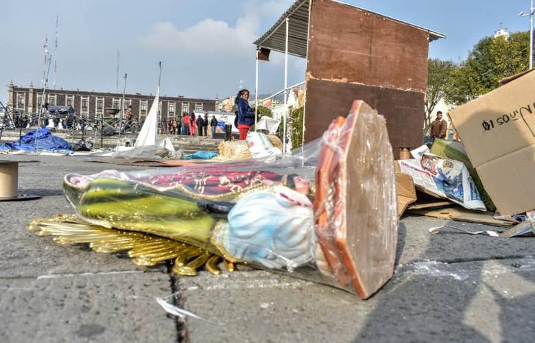  Desalojan alrededor de 80 comerciantes de comercio informal en el centro de Toluca