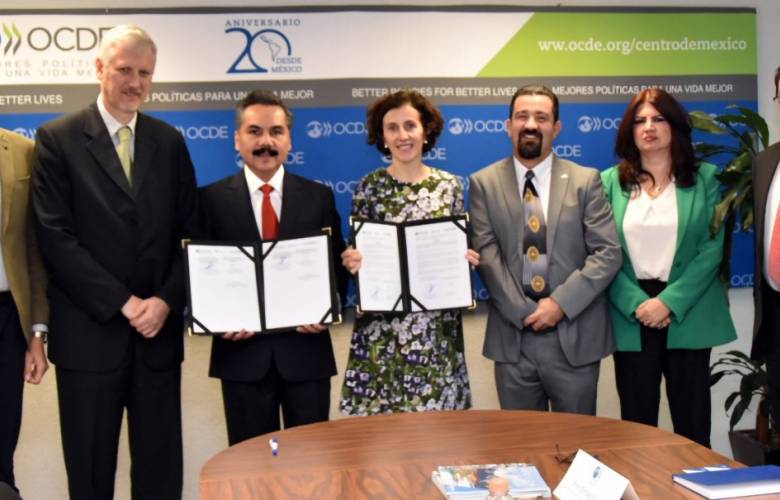 Firma Edoméx y OCDE acuerdos para promover la integridad en el sector público