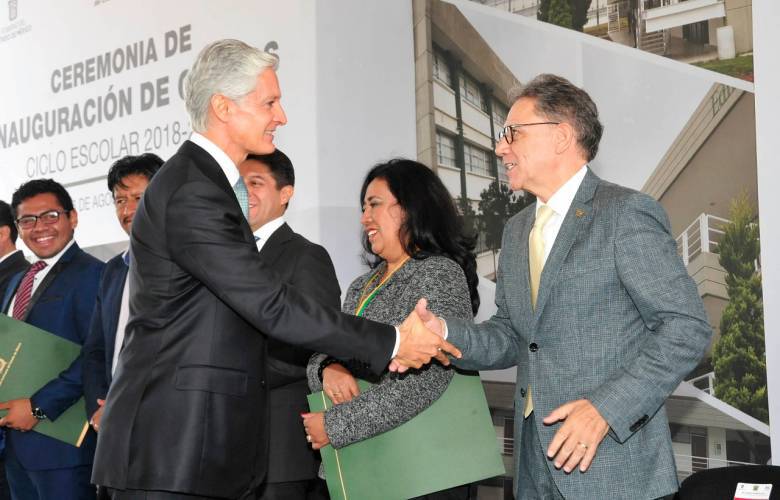 Impulsa Alfredo Del Mazo una educación de calidad para tener profesionistas comprometidos con el Edoméx