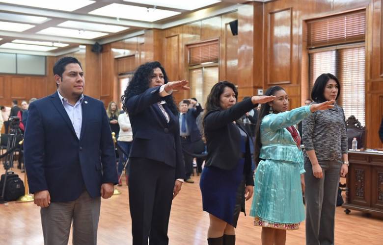 Rinden protesta integrantes del sistema anticorrupción y del consejo consultivo de la CODHEM