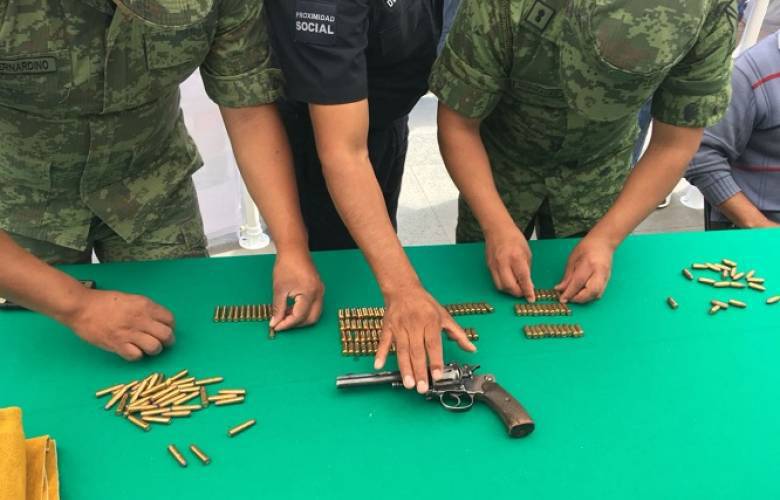 Secretaría de seguridad ha intercambiado  más de 11 mil  objetos, en el programa canje de armas 2018