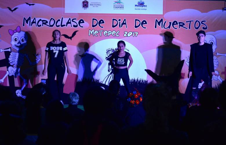 Invita Metepec a su Macro Clase de Activación Física de Día de Muertos