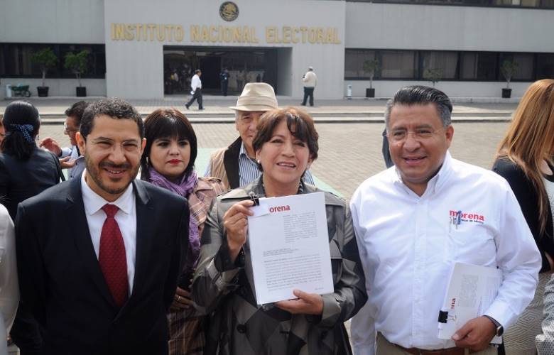Exige Delfina Gómez frenar campaña de violencia de género en su contra
