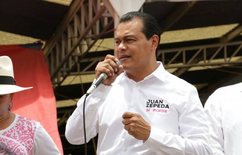 Juan Zepeda acabará con techos de lámina y pisos de tierra en el Estado de México