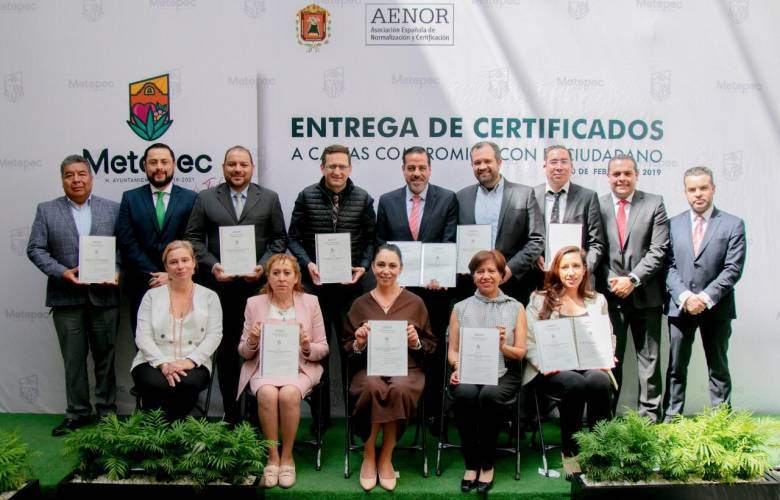 Destaca Metepec cubriendo estándares internacionales en trámites y servicios.