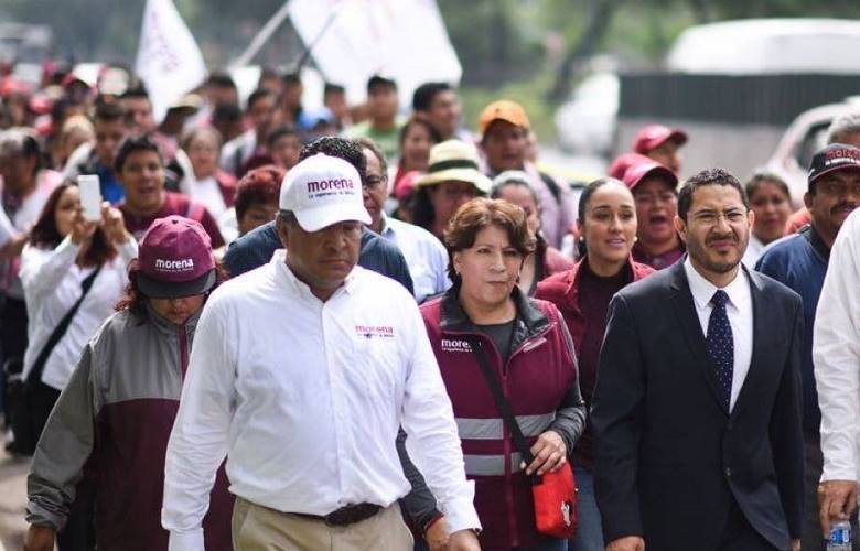 No al campamento de MORENA en la delegación A. Madero 