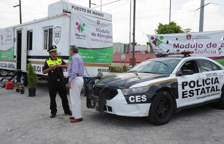 Apoyan secretaría de seguridad e instituto nacional de migración a migrantes que visitan la entidad