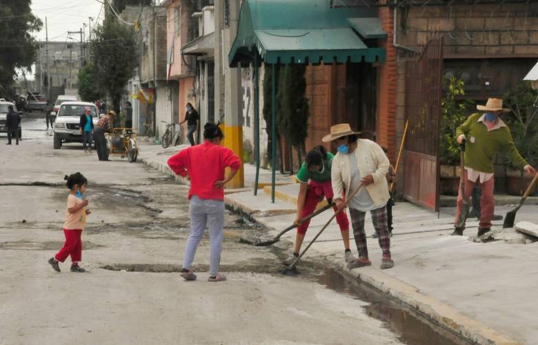 90% de avance en las afectaciones por desborde del Río Lerma