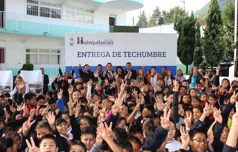 Concluye Huixquilucan obras en escuelas de nivel básico