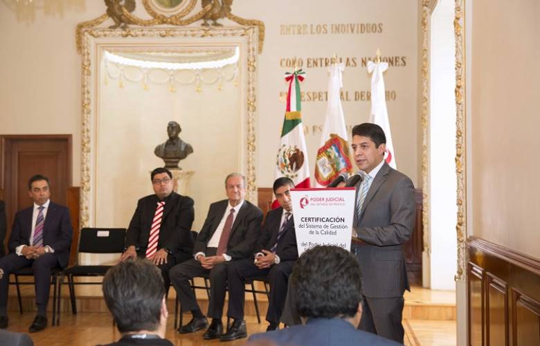 Certifican alta calidad del PJEDOMÉX