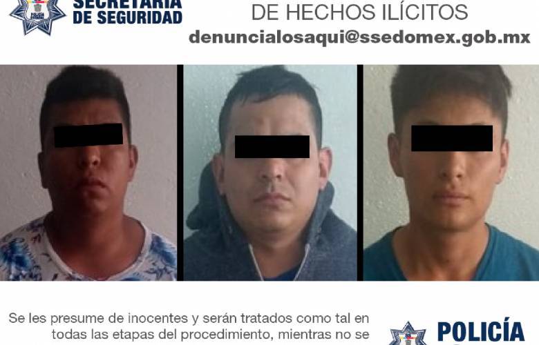 Detienen a probables homicidas en Ixtapaluca