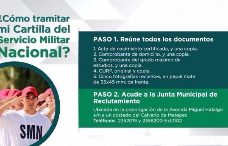  Tramita tu Cartilla del Servicio Militar en Metepec