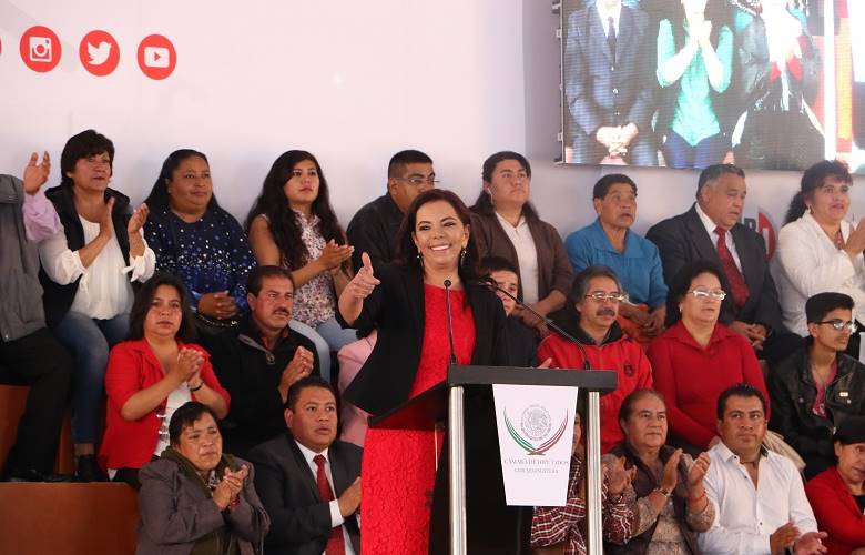 Carolina monroy llama a la unidad para hacer realidad las reformas estructurales y jurídicas de México
