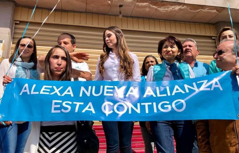 Alexa Reyes Nader registra su precandidatura