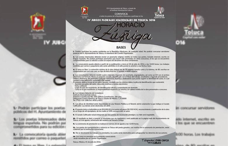 La poesía cobrará vida en Toluca