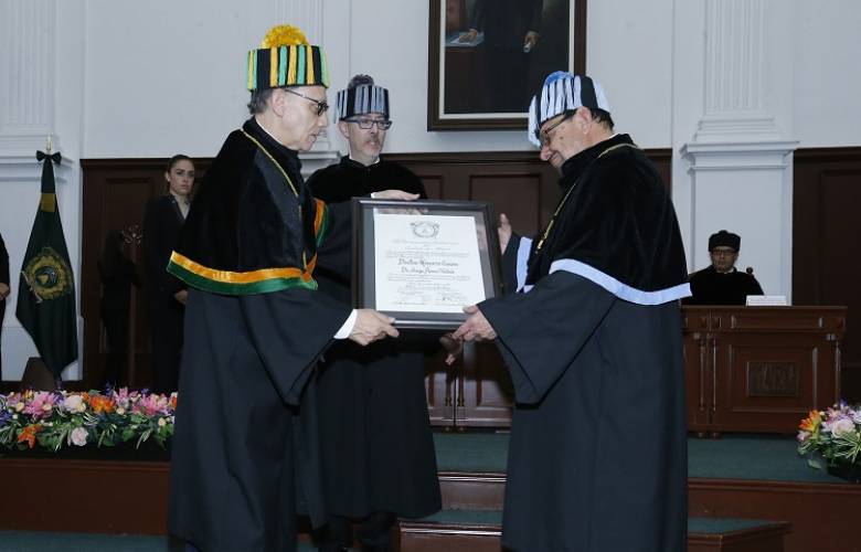 Físico Jorge Flores, Doctor Honoris Causa por la UAEM