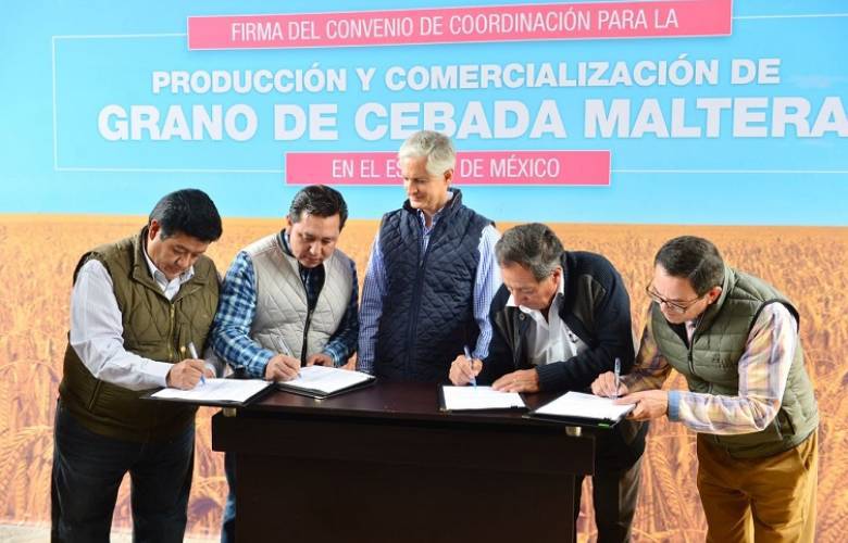 Respalda gobernador labor de productores de cebada de la entidad