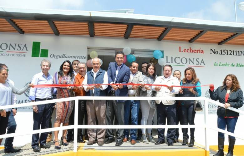 Inauguran lecherías Liconsa en la piedad y santa rosa de lima en Cuautitlán Izcalli
