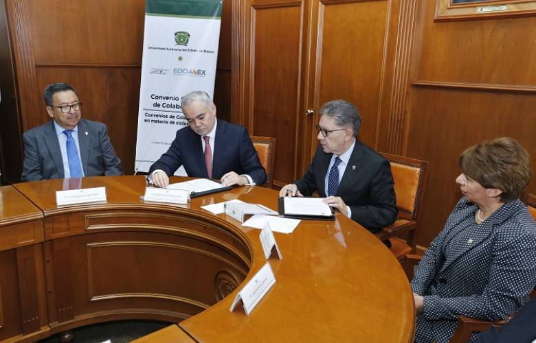 Firman UAEM e ISEM alianza estratÃ©gica en beneficio de la sociedad