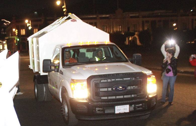 Amplía Toluca rutas de recolección nocturna de residuos en la zona centro de la ciudad