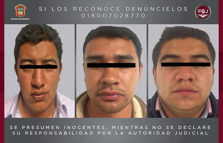 Detiene fiscalía estatal en Zinacantepec a tres probables extorsionadores