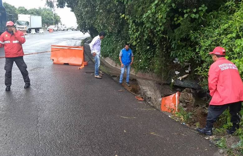 Atiende junta de caminos daño en carretera Naucalpan-Toluca