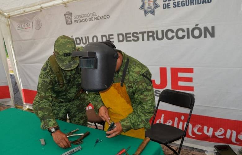 Canje de armas en Cuautitlán Izcalli arrojó buenos resultados