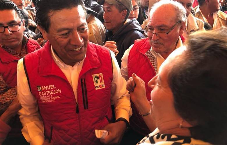 Cierra campaña Manuel Castrejón en Santa María del Monte