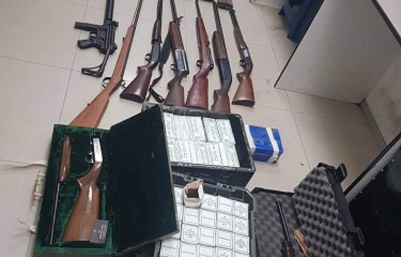 Catea FGJEM un inmueble en Tecámac en donde fueron localizadas 26 armas de fuego y más de 7 mil cartuchos útiles de diversos calibres