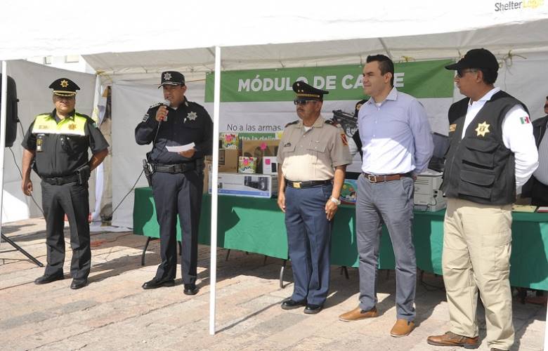 Arranca canje de armas 2017 en IZCALLI