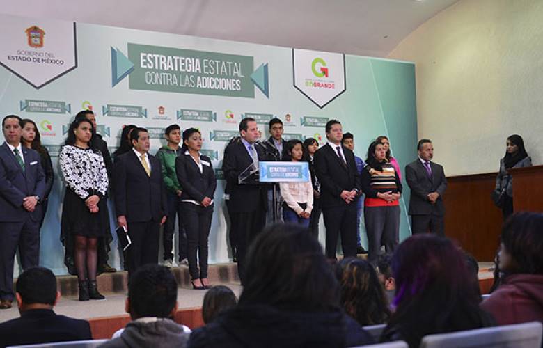 Anuncia eruviel ávila pruebas a alumnos de secundaria y preparatoria para detectar y atender adicciones