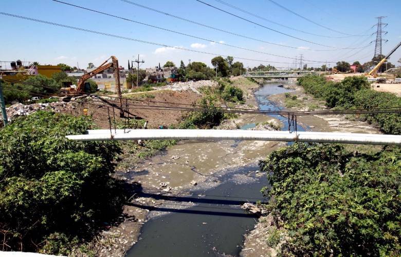 70% de avance en trabajos del gran canal de desagüe de Ecatepec