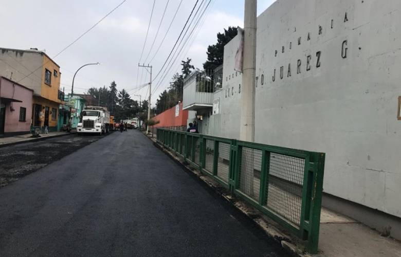 Concluyen obras de repavimentación en calles Isabel la Católica y Dr. Rosalío Baca Col. Doctores