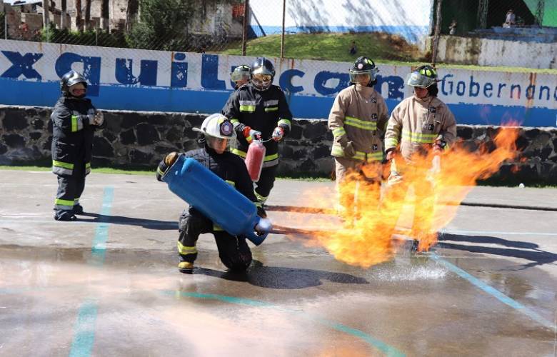 Huixquilucan capacita a brigadistas internos de protección civil