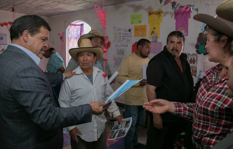 Recorren Zonas afectadas por lluvia en Zinacantepec
