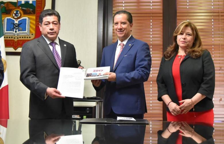 Reciben diputados el informe de actividades de la CODHEM