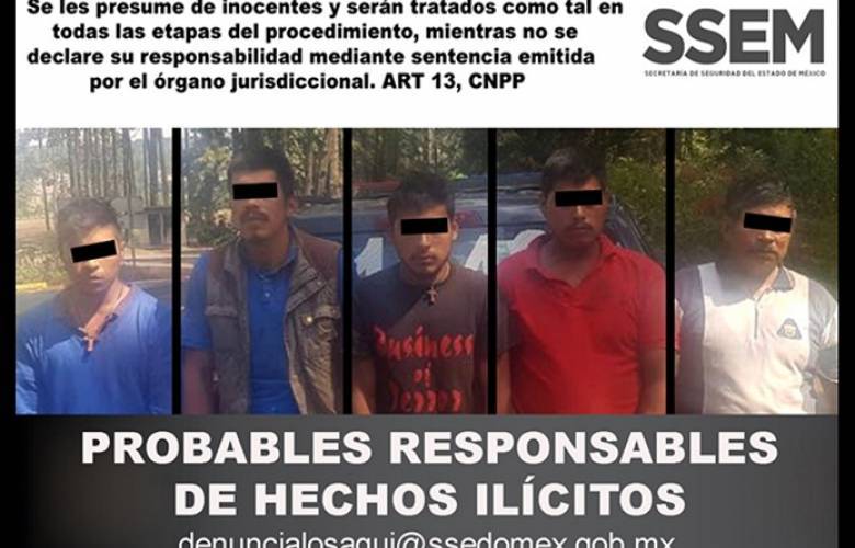 Captura SSEM en flagrancia a probables talamontes