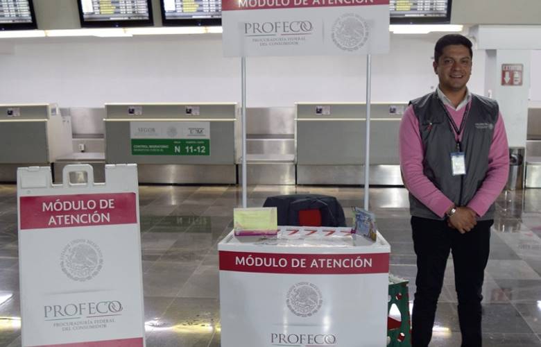 Coordinan aeropuerto de Toluca y Profeco acciones en beneficio de vacacionistas