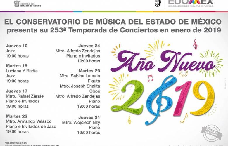 Inicia conservatorio  de música del estado de México temporada de conciertos