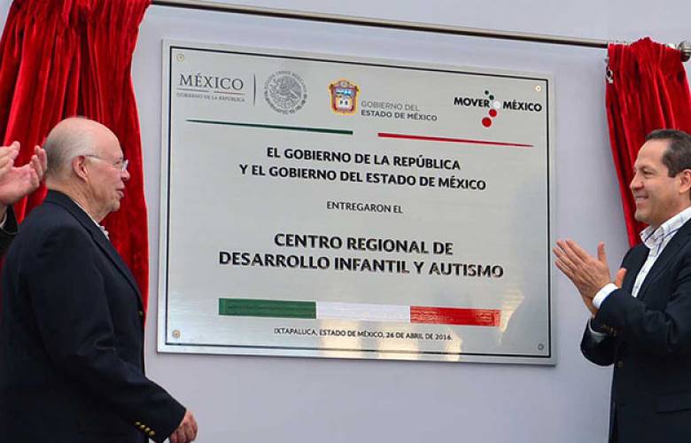 Inauguran eruviel ávila y josé narro centro regional de desarrollo infantil y autismo para habitantes del oriente del EDOMEX