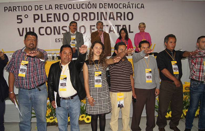 Aprueba PRDEDOMEX su plan de trabajo anual