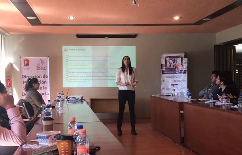 Participan jóvenes toluqueños en acciones de prevención de violencia de género