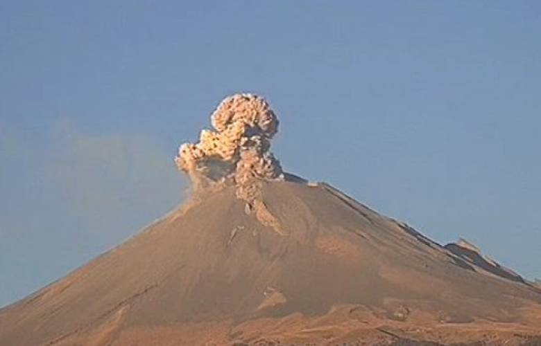 Emite Popocatépelt  46 Exhalaciones en las últimas 24 hrs.