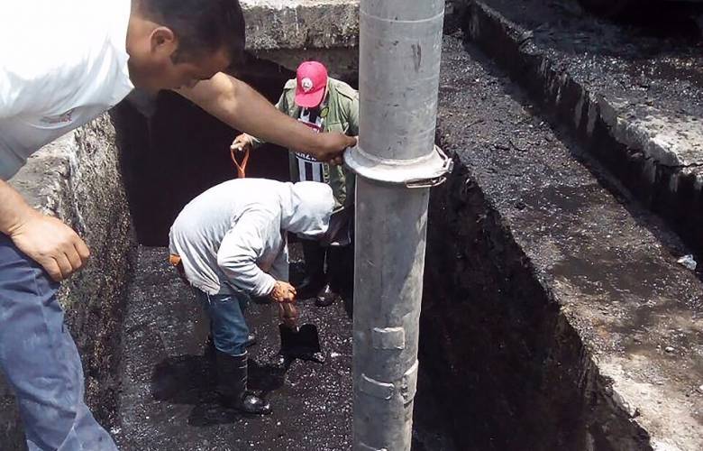 Previenen inundaciones en San Mateo Atenco