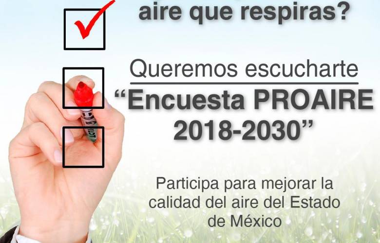 Participa en la Encuesta PROAIRE 2018-2030