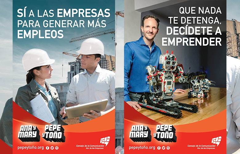 Sí a las empresas para tener más empleos.