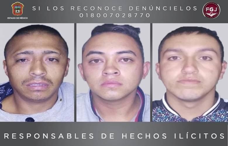 Dan 100 años de prisión a tres asaltantes y secuestradores 