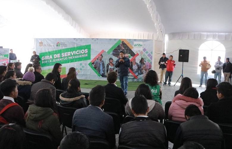 Acercan servicios a jóvenes de Zinacantepec